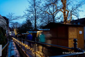 Weihnachtsbeleuchtung von Essert-Illuminationen mit LED-Lichterkette in Lohr am Main