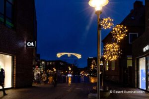 Weihnachtsbeleuchtung von Essert-Illuminationen als Laternenbeleuchtung in Cuxhaven