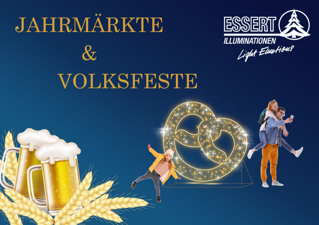 Jahrmarkt, Volksfest und Oktoberfest Illuminationen von Essert-Illuminationen