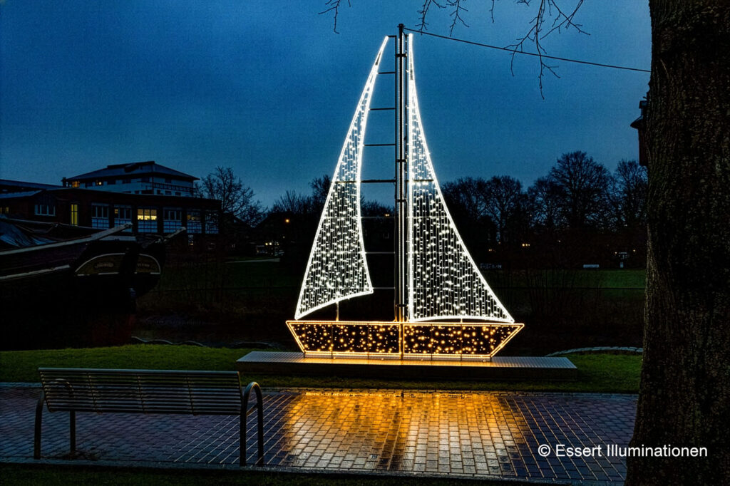 Weihnachts Fotopoint professionell beleuchtet
